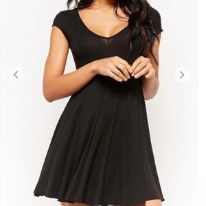 Women’s Short Black Skater Dress